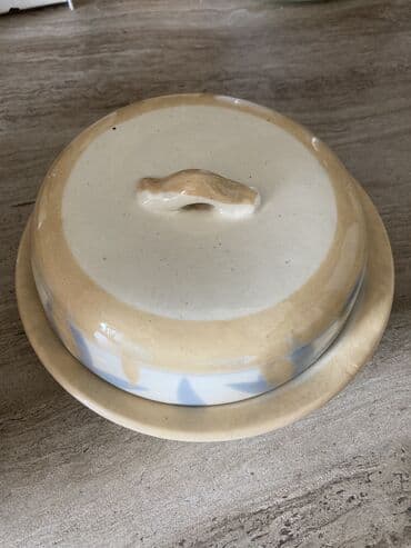 məcməyi nədir: Saxlama qabları ıSovet malı, ağır, az işlənən 3-lü keramik dəst, iki — 2