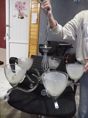 e herfi şekilleri: Çılçıraq, 5 lampa — 2