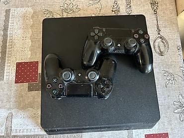 ssd satilir: Sony PlayStation 4 Slim oyun konsolu Komplekt: - PS4 Slim (qara rəng) — 4