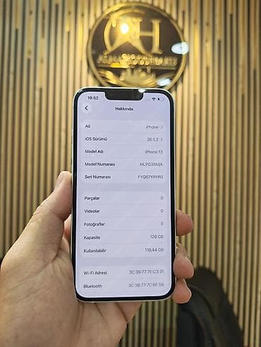 iphone pro max: IPhone 13, 128 GB, Ağ, Zəmanət, Simsiz şarj, Face ID — 3