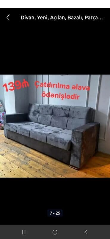 tek neferlik carpayi qiymetleri: Di̇van-kravat, Açılan, Bazalı, Parça, Ödənişli çatdırılma — 4