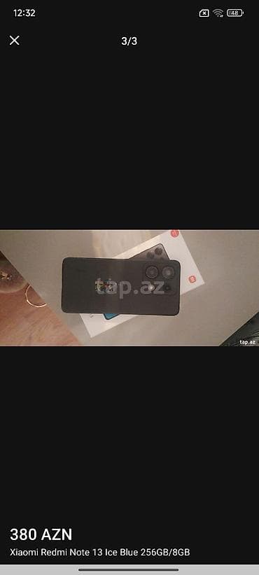 playstation 3 servis: Redmi Note 13, 256 GB, rəng - Qara, Sənədlərlə — 2