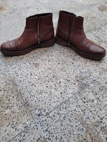 yarı botinkalar: GREYDER kişi ayaqqabısı – dəridən qışlıq/yarımboğaz model salam — 3