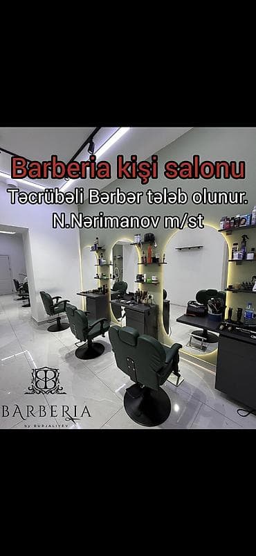 Təhsil, elm: Barberia kişi salonu – Nərimanov m/st yaxınlığı Xidmət: Peşəkar kişi — 5