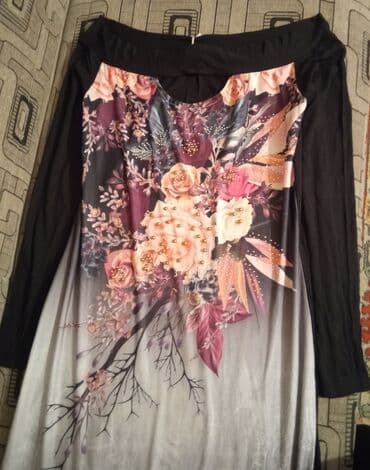 xari bulbul yaxa sancagi: Xanım üçün arxası qara rəngli, önü çəhrayı gül naxışları muncuqlarla — 7