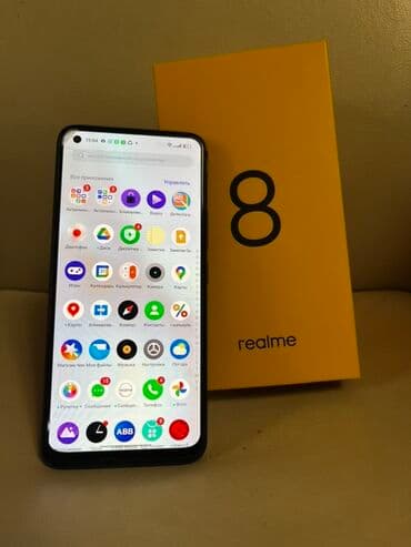 oppo a18 qiymeti: Realme 8, rəng - Qara, İki sim kartlı — 3