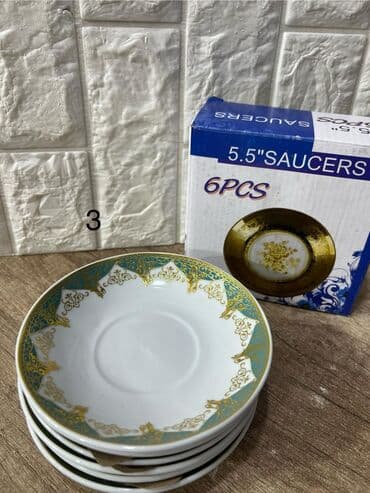 qara madonna aş nimcəsi: Nəlbəkilər, 6 ədədli dəst, Keramika — 4