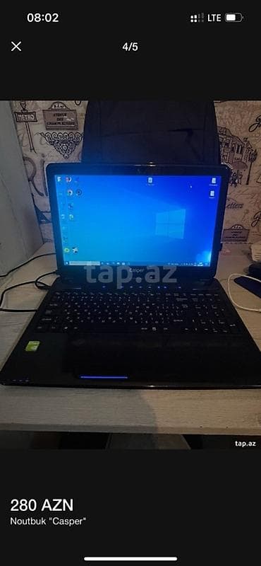Noutbuk Casper - Ekran: 15.6" - Prosessor: Intel Core i7-4720HQ, 2.60