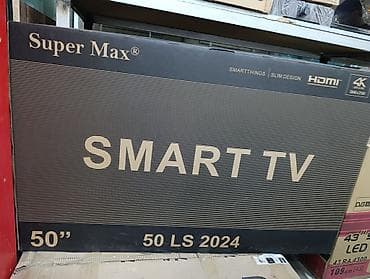 kreditle telefon satisi: Super Max 50" SMART TV – 50 LS 2024 - 4K Ultra HD (3840×2160) — 1