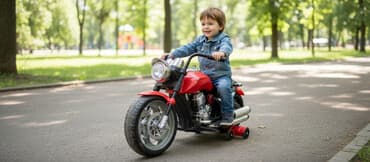 uşaq ucun masinlar: Uşaq üçün elektrik motosikleti - Tip: Akkumulyatorlu uşaq motosikleti — 1