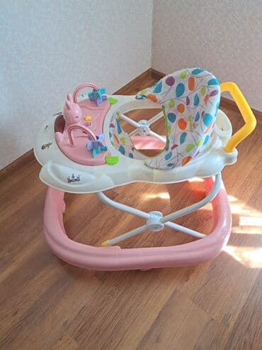 Tibbi geyim: Uşaq gəzdiricisi (walker) - Rəng: çəhrayı-ağ korpus, rəngarəng — 2