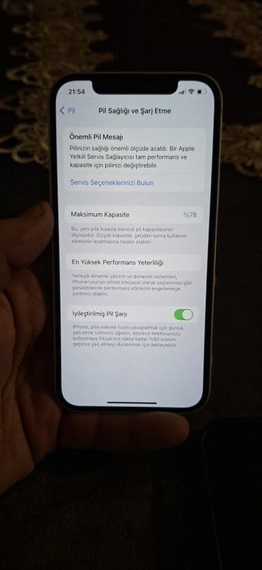 iphone 13 pro islenmis: IPhone 12, 64 GB, Ağ, Face ID — 6