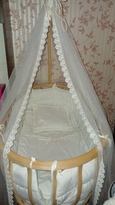 besik ucun tul: Oğlan və qız üçün, Yumru, Beşik, Dəst ilə, Yellənmə mexanizm ilə — 2