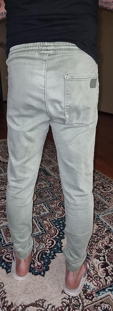 i̇dman kişi şortları: Cins şalvar, PULL&BEAR, S — 3