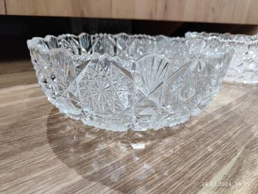 Digər süfrə qabları: Kasalar, 4 ədədli dəst, Xrustal — 2