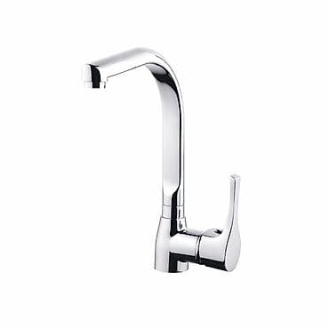 hamam krantı: Mətbəx üçün təkqollu qarışdırıcı kran - Material: parlaq xrom örtüklü — 1