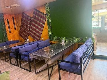 kafe divani: Skameykalar ilə, Düz masa, Zəmanətsiz, Kredit yoxdur — 1