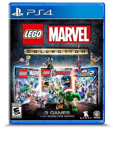 avengers: LEGO Marvel Collection – PS4 üçün oyun diski Məzmun: - 3 oyun bir — 1