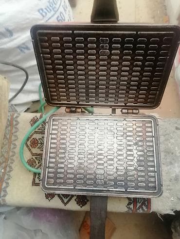 qedim qab: Şirniyyət qəlibləri, rəng - Boz, Çuqun, Kvadrat, 2 — 6