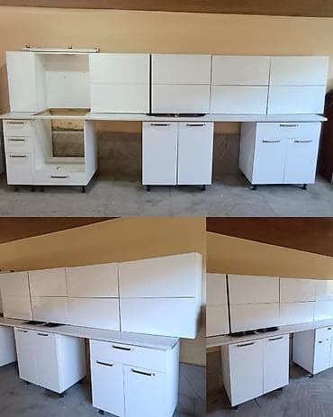 Мебель: MDF mətbəx mebeli 490₼. Ölçü 3.77. Üzərində moyka verilir.Ünvann yeni — 1
