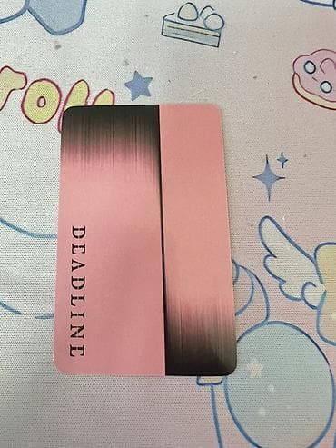 mini top: BLACKPINK – DEADLINE Jennie orginal fotokart - Seriya: BLACKPINK 3rd — 2
