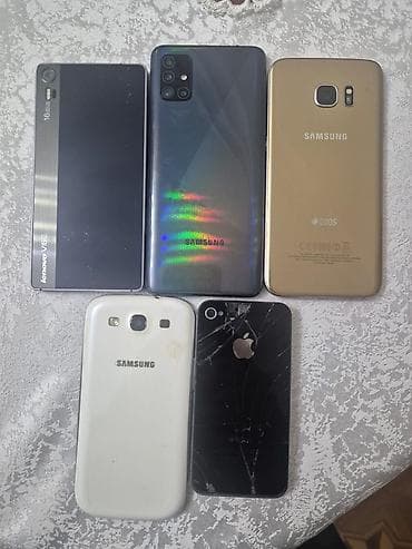 Bir paket köhnə model smartfonlar və planşet: - Samsung Galaxy A51