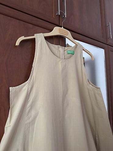 Личные вещи: Повседневное платье, Миди, Benetton, One size — 2