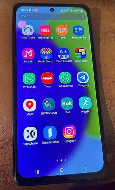 elektron kamin: Samsung Galaxy A52, 128 GB, rəng - Qara, Barmaq izi, İki sim kartlı — 4