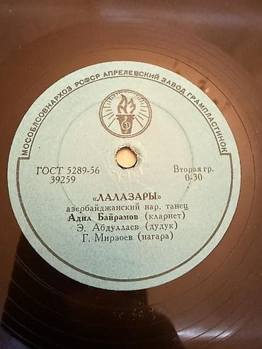 İdman və hobbi: Sovet dövrü 78 rpm qrammofon plastinkası – Aprelevskiy Zavodu — 2