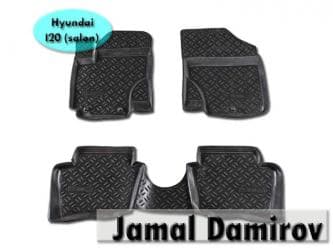 monitor masin ucun: Hyundai i20 üçün poliuretan ayaqaltilar. полиуретановые коврики для — 1