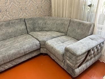 Künc divanı – müasir dizayn, geniş oturma sahəsi - Forma: L-şəkilli