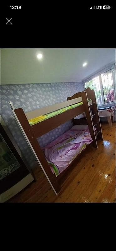 Oğlan və qız üçün, Çarpayı, Matrassız, Siyirməsiz, Taxta