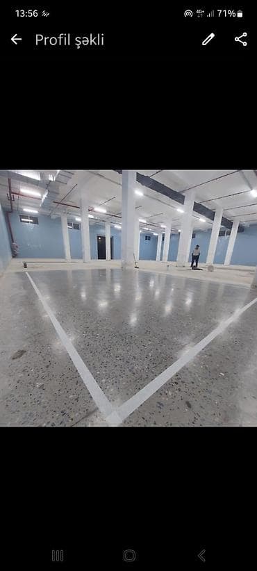 taxta qapi temiri: Xidmət: Beton döşəmələrin cilalanması və möhkəmləndirilməsi Təsvir: - — 4