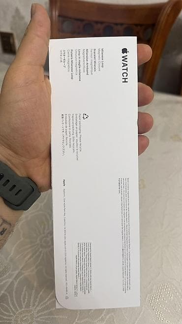 Aksesuarlar: İşlənmiş, Kəmər, Apple, Metal, rəng - Qara — 5