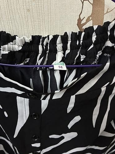 Qadın yubkasi – zebra naxışlı - Rəng: qara-ağ, zebra printi - Dizayn — 2