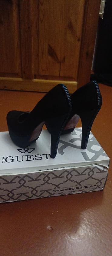 Туфли, Guess, Размер: 36, цвет - Черный, Б/у — 1