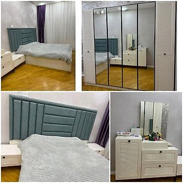 İkinəfərlik çarpayı, Termo, Dolab, 2 tumba, İşlənmiş — 1