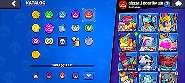 n12 pro: Brawl Stars hesabı – yüksək səviyyəli kolleksiya və zəngin kostümler — 5
