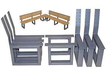 qoz aparati: Metal karkaslı skamya karkasları və komponentləri - Məhsul: Açıq — 1