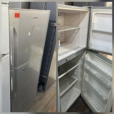 Hitachi ikiqapılı soyuducu - Rəng: gümüş (inox üslubunda) - Yuxarıda