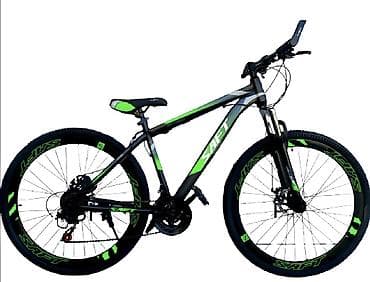 Saft SFT900 29×29 velosiped. Ön təkər yeyilib. Bəzi yerində rənglər