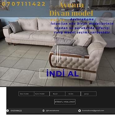 Divan, Qonaq otağı üçün, Parça, Bazalı, Açılan, Kitab