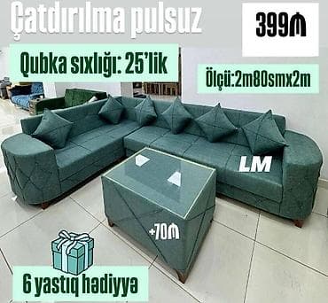 Угловой диван, Новый, Раскладной, С подъемным механизмом at lalafo.az Угловой диван, Новый, Раскладной, С подъемным механизмом