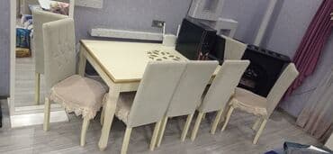 набор ножей zepter: Прямоугольный стол, 6 стульев — 1