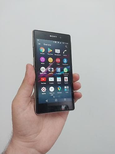 telfon sade: Sony Xperia Z1, 16 GB, rəng - Qara — 2