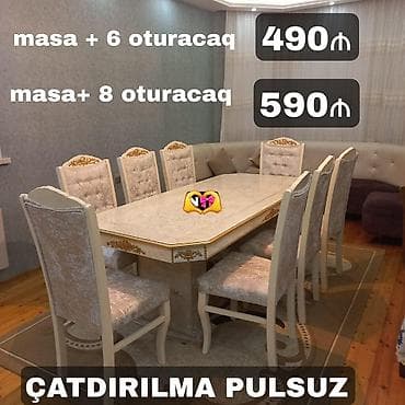 Masa ve oturacaq yeni rəng seçimi var