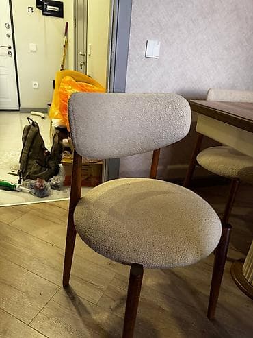 ofis stullari: Yemək masası və 8 ədəd stul dəsti - Masa: Uzun düzbucaqlı forma — 4