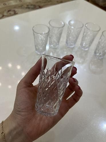 pendir qabi: Stəkanlar, Şüşə, 6 ədədli dəst — 2