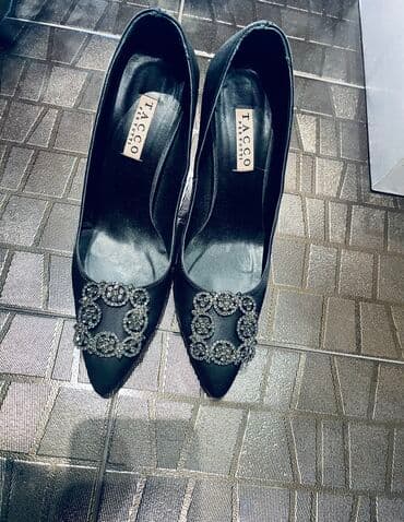 Tuflilər, Ölçü: 38, rəng - Qara, İşlənmiş — 4