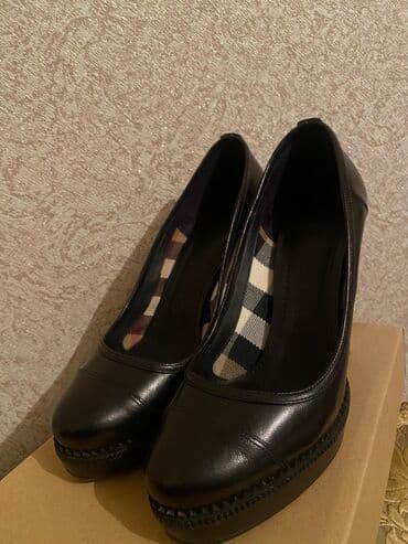 qadın oksfordları: Tuflilər, Ölçü: 38, rəng - Qara, İşlənmiş — 2